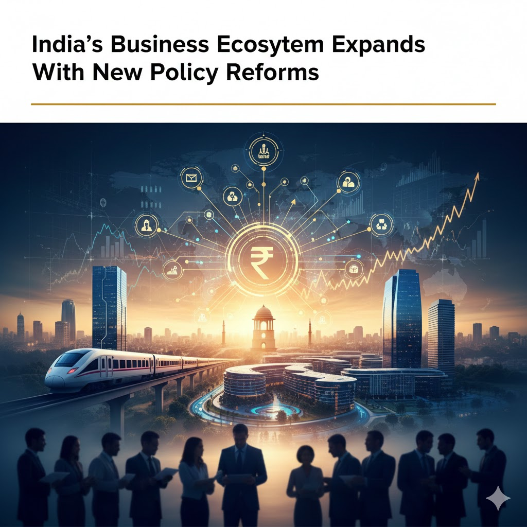 India’s Business Ecosystem Expands With New Policy Reforms