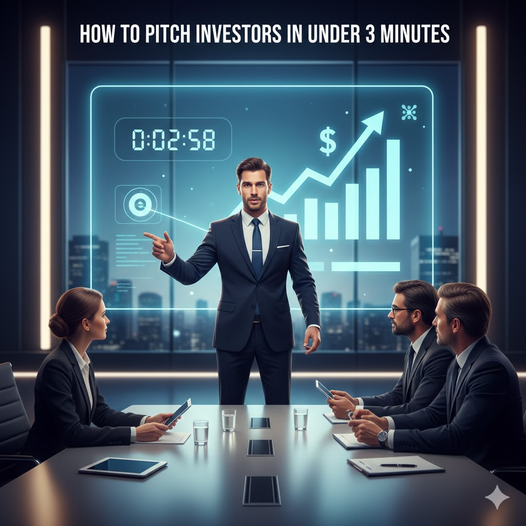 How to Pitch Investors in Under 3 Minutes