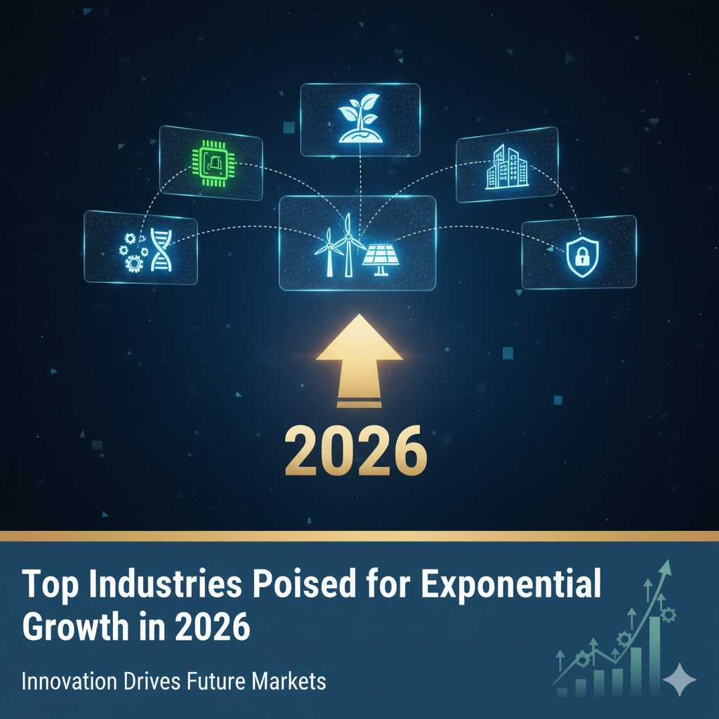 Top Industries Poised for Exponential Growth in 2026