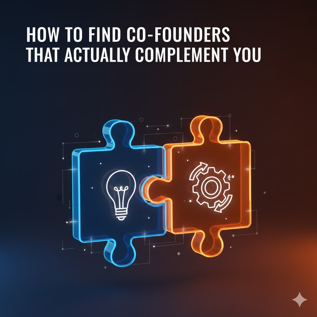 How To Find Co Founders That Actually Complement You