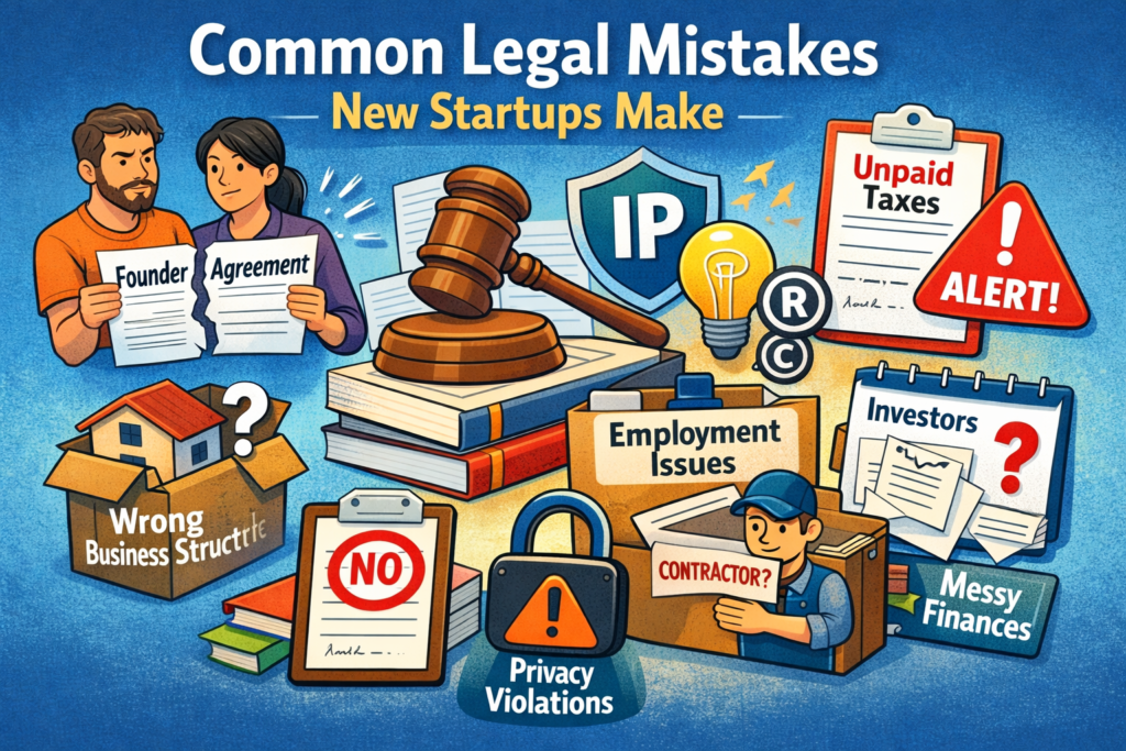 Common Legal Mistakes New Startups Make
