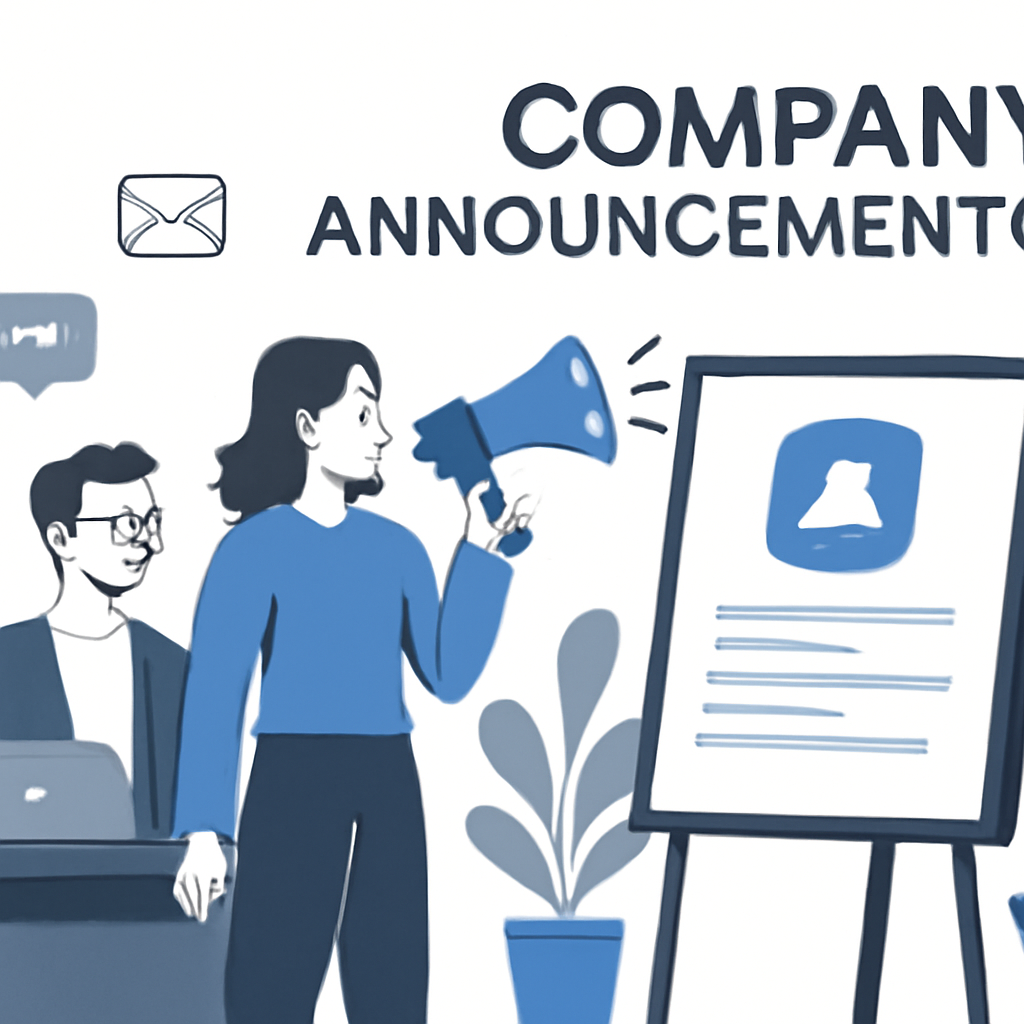 We craft high-impact company announcements that drive growth Main image for company announcements