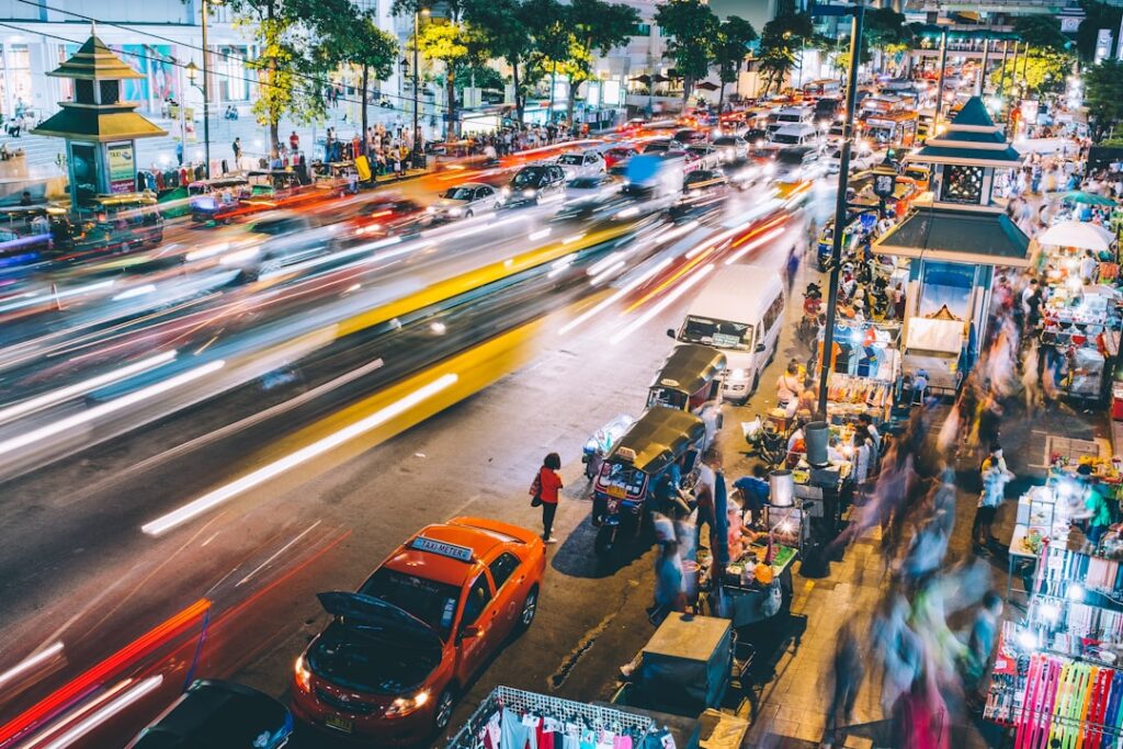 AI Traffic Surges 393% at US Retailers, Driving Revenue Growth street time lapse photography