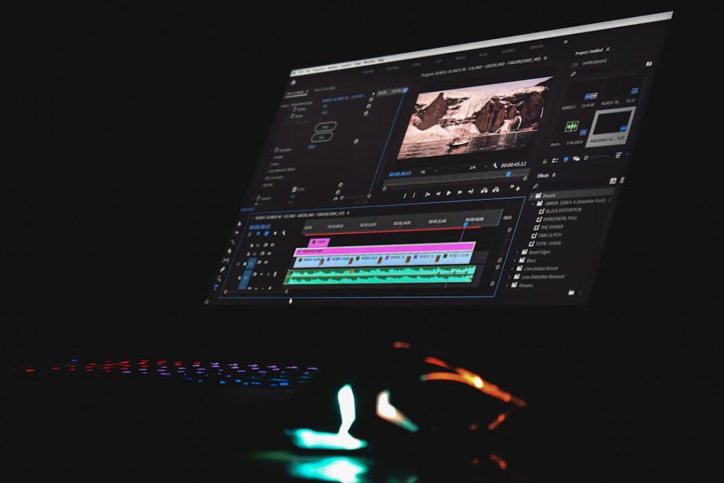 Best Video Clip Creator Tools for Content Creators black laptop computer turned on displaying music player