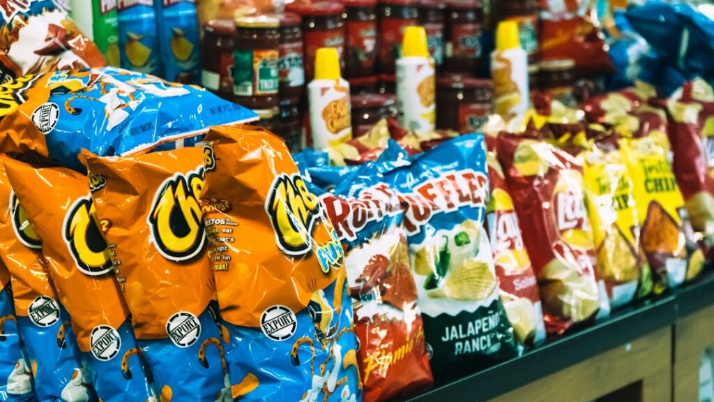 PepsiCo Slashes Snack Prices to Reclaim Market Share bags of chips are on display in a store