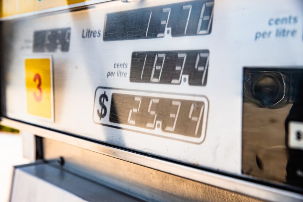 Caregivers Face Economic Squeeze as Fuel Costs Soar a close up of a digital clock