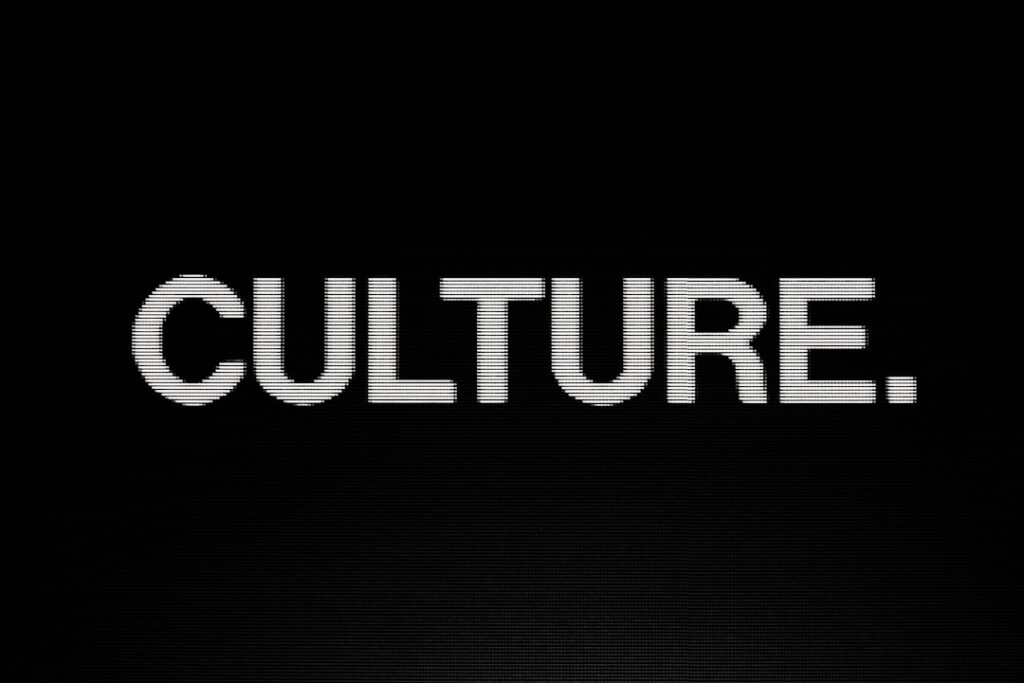 Palantir's Cultural Stance Sparks Debate Over Corporate Values a black background with the word culture written in white