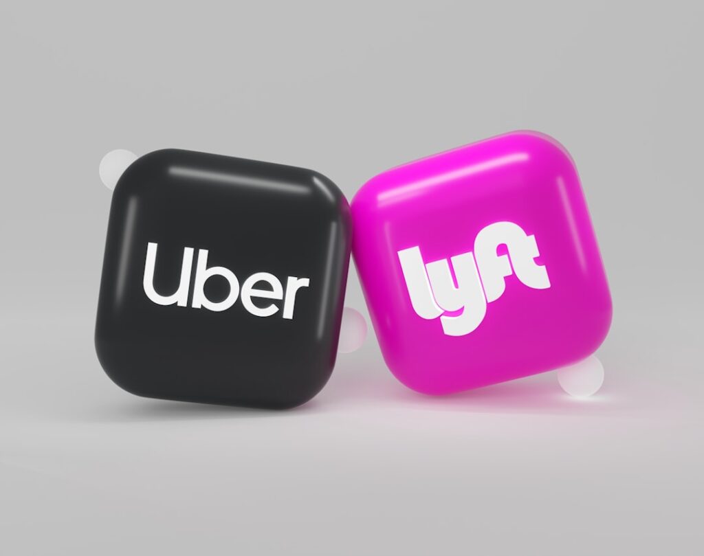 Uber's Asset Strategy Shift Reshapes Mobility Industry a couple of pink plastic containers