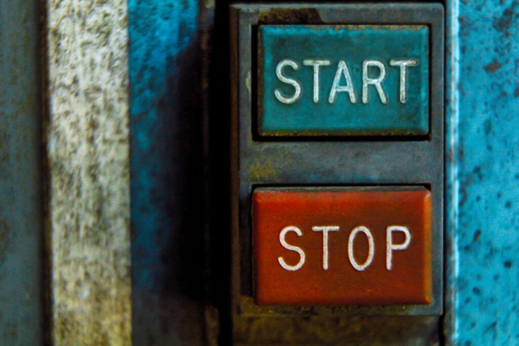 Control Your Business Narrative Before Markets Define It start and stop buttons