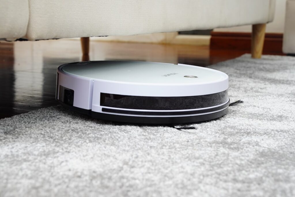 Jtibot's Autonomous Sweeping Innovation Takes Europe by Storm white and black device