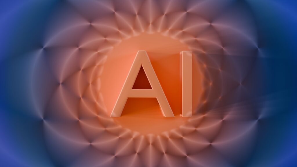 Anthropic's AI Agent Marketplace: A New Commerce Frontier Ai letters on a glowing orange and blue background