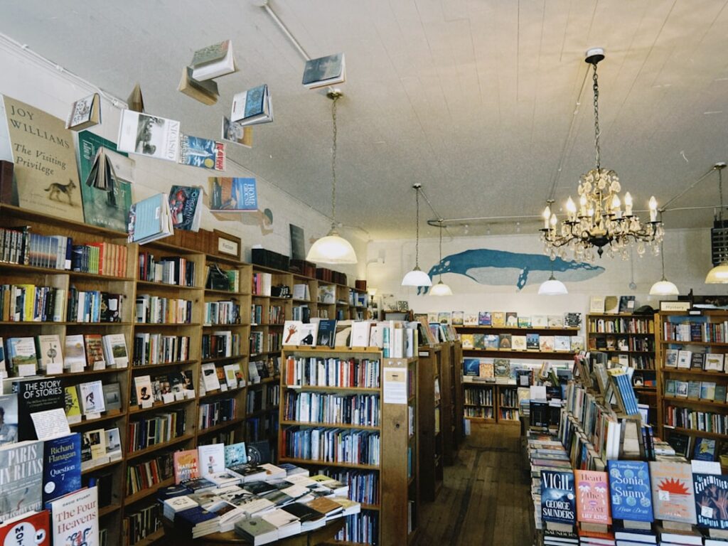 Indie Bookstores Stage Remarkable Comeback Against Amazon Interior view of a bookstore with shelves full of books.