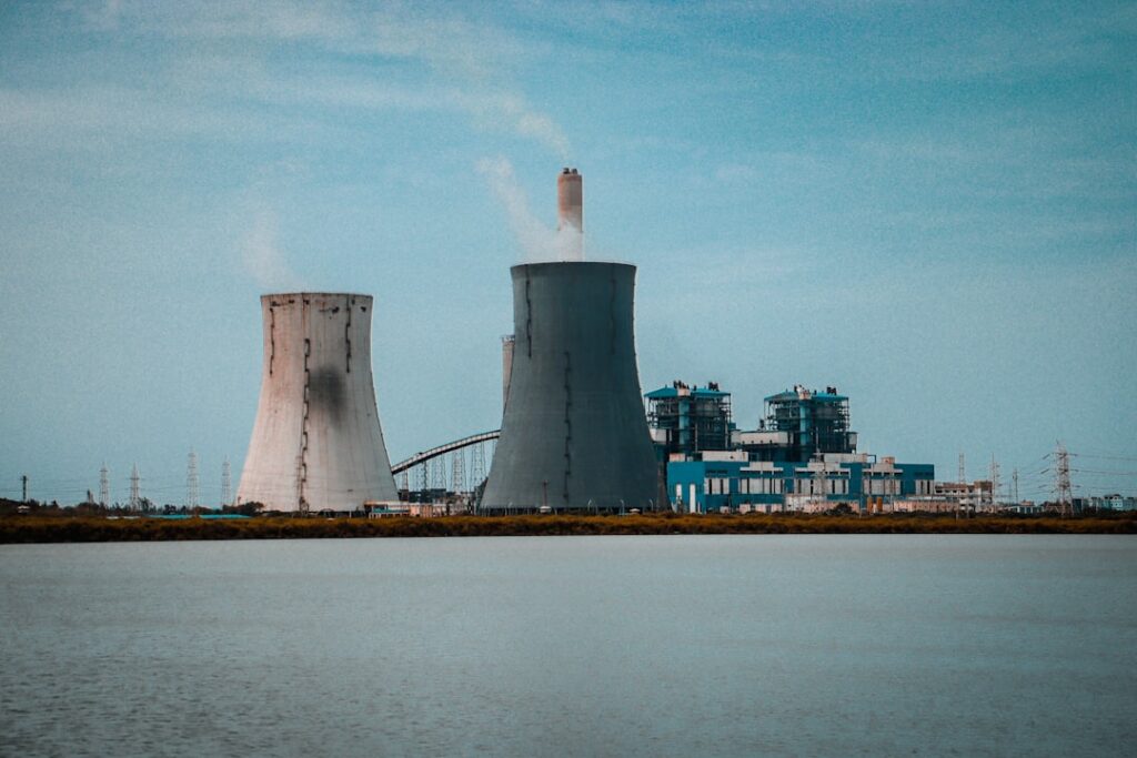 Fermi Leadership Exodus: CEO, CFO Depart AI Nuclear Startup A nuclear power plant near a body of water