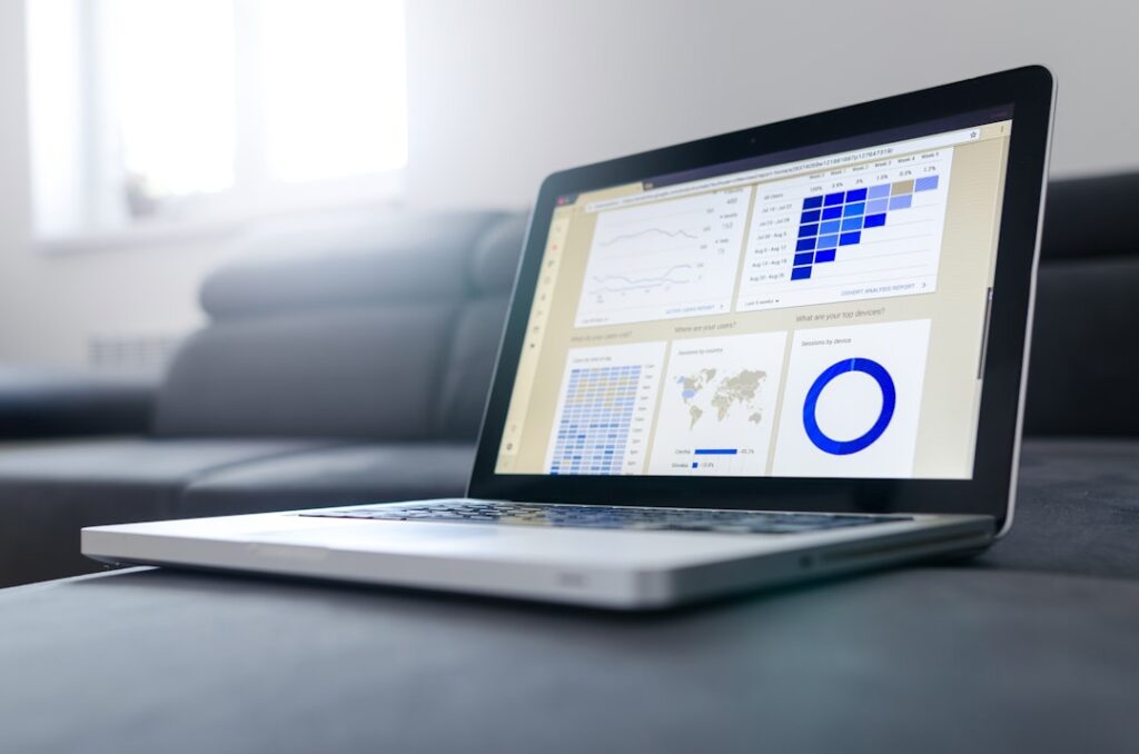 Master Your Business Finances: Chart of Accounts Guide turned on black and grey laptop computer
