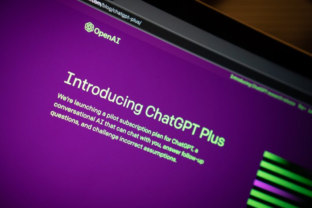 OpenAI Faces Criminal Investigation Over ChatGPT Shooting Link a close up of a computer screen with a purple background