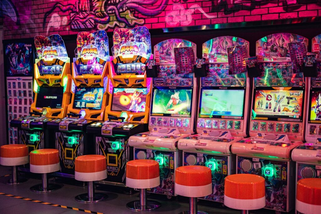 Scienjoy Reports Strong FY2025 Results Amid China Gaming Boom a room with many arcade games
