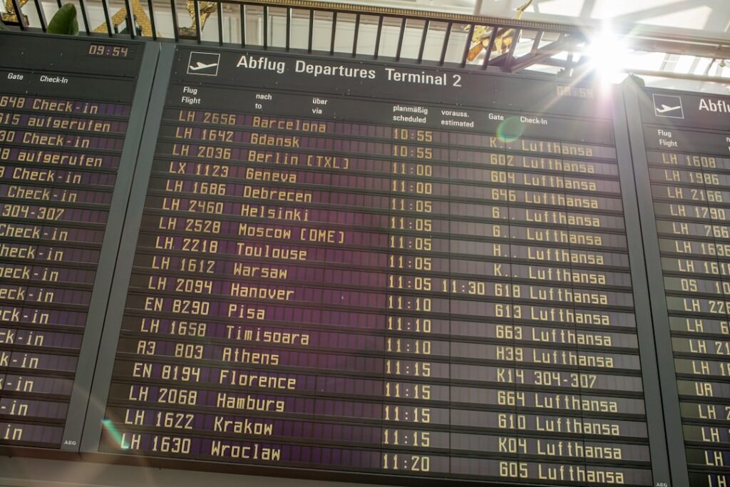 UK Flight Cancellations Rise as Airlines Combat Fuel Costs yellow text