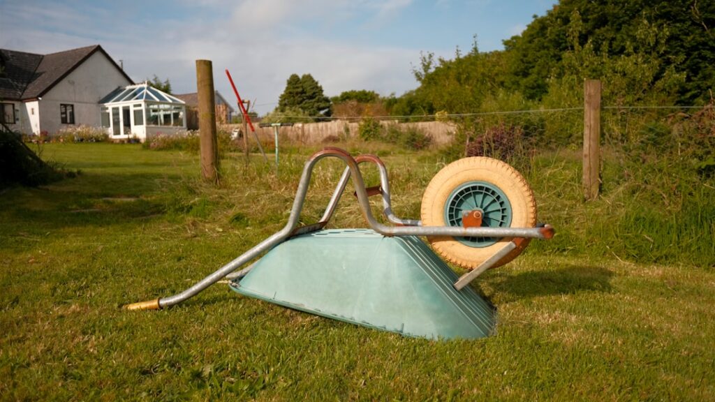 Welsh Childcare Crisis Forces Families Into Career Sacrifices A broken down playground equipment in a yard
