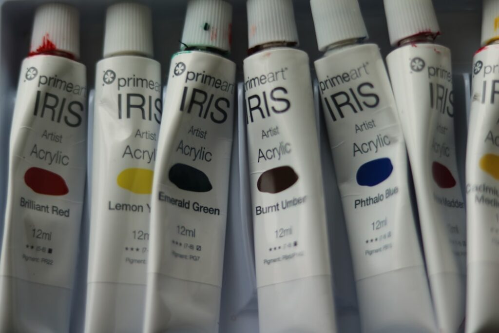 Craft Supply Sales: Premium Materials at Unbeatable Prices Set of acrylic paint tubes in various colors