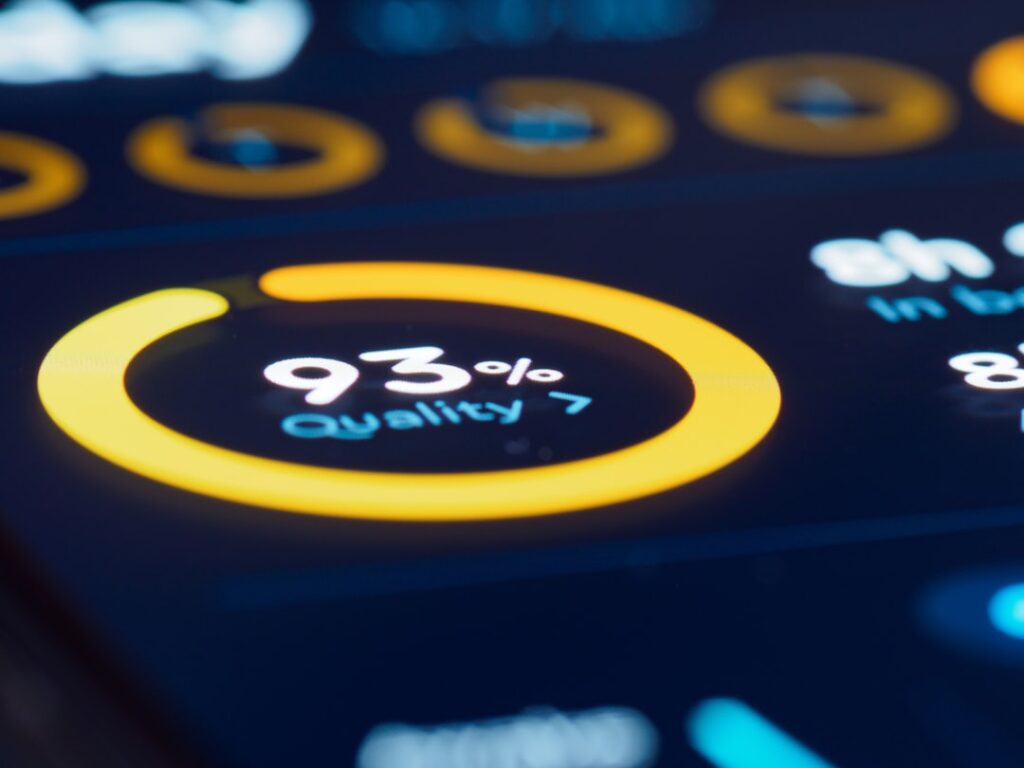 Digital Industry's Quality Crisis: Breaking Free From Metrics a close up of a cell phone's display screen