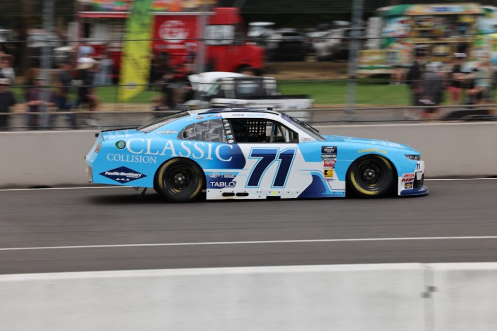 Dollar Tree Becomes Title Sponsor of NASCAR's New Hampshire Race Race car with number 71 speeding on track