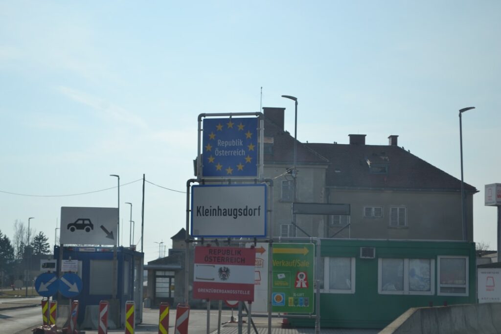 Portugal and Italy Reject Digital Border Check Suspensions for UK Border crossing with austrian and eu flags visible