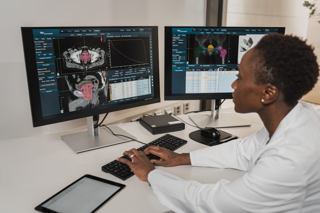 Teen Entrepreneur Rejects $12M Offer for Medicare AI Vision a man working on a computer