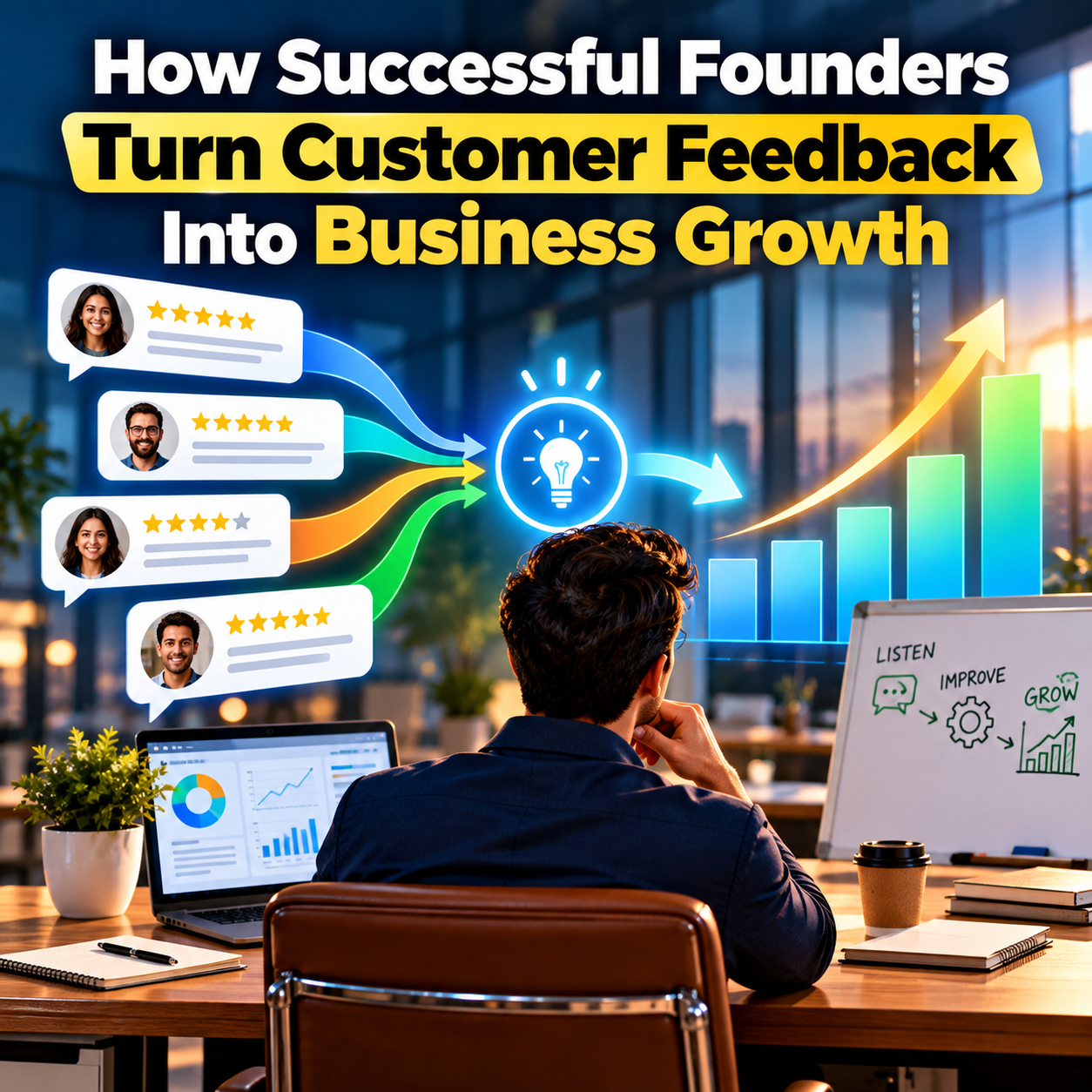 Home how successful founders turn customer feedback into business growth